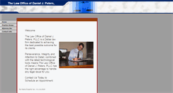 Desktop Screenshot of danpeterslaw.com