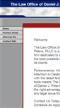 Mobile Screenshot of danpeterslaw.com
